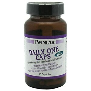 Twinlab Daily One Caps With Iron - 60 capsules