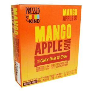 Kind Snacks Pressed Bar Mango Apple Chia - Gluten Free - 12 (1.2oz) Fruit Bars