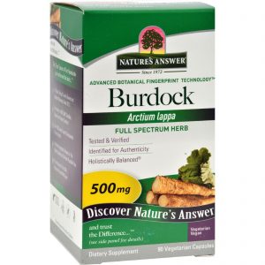 Comprar nature's answer burdock root - 90 vegetarian capsules preço no brasil ervas suplemento importado loja 7 online promoção - 11 de agosto de 2022