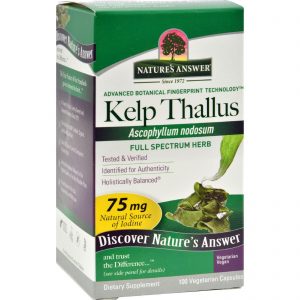 Comprar nature's answer kelp thallus - 100 capsules preço no brasil ervas suplemento importado loja 7 online promoção - 8 de agosto de 2022