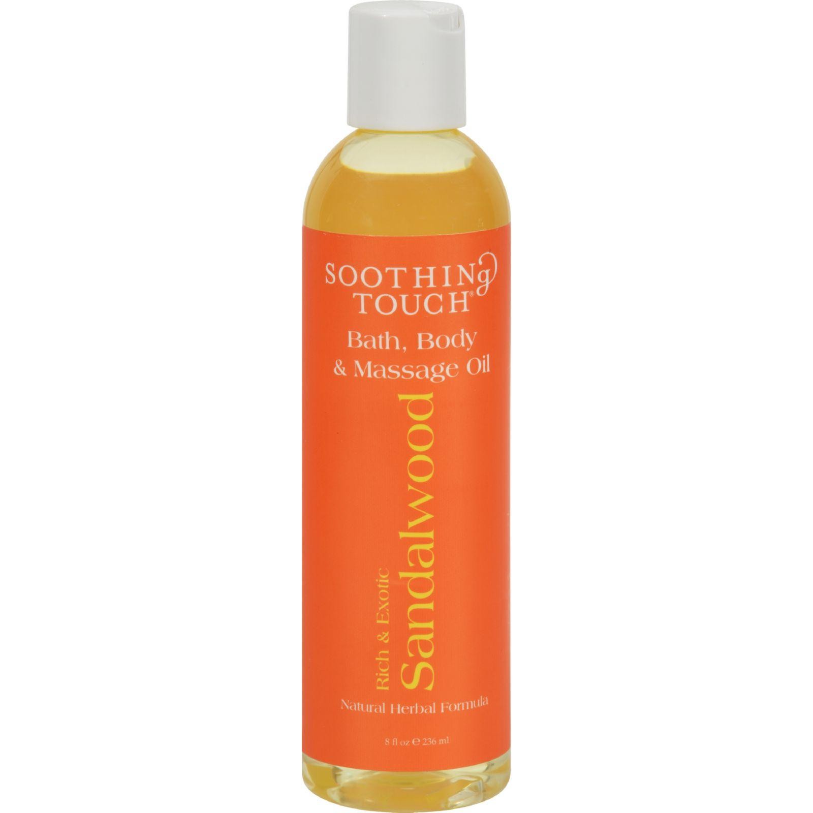 Soothing Touch Bath And Body Oil - Sandalwood - 8 Oz