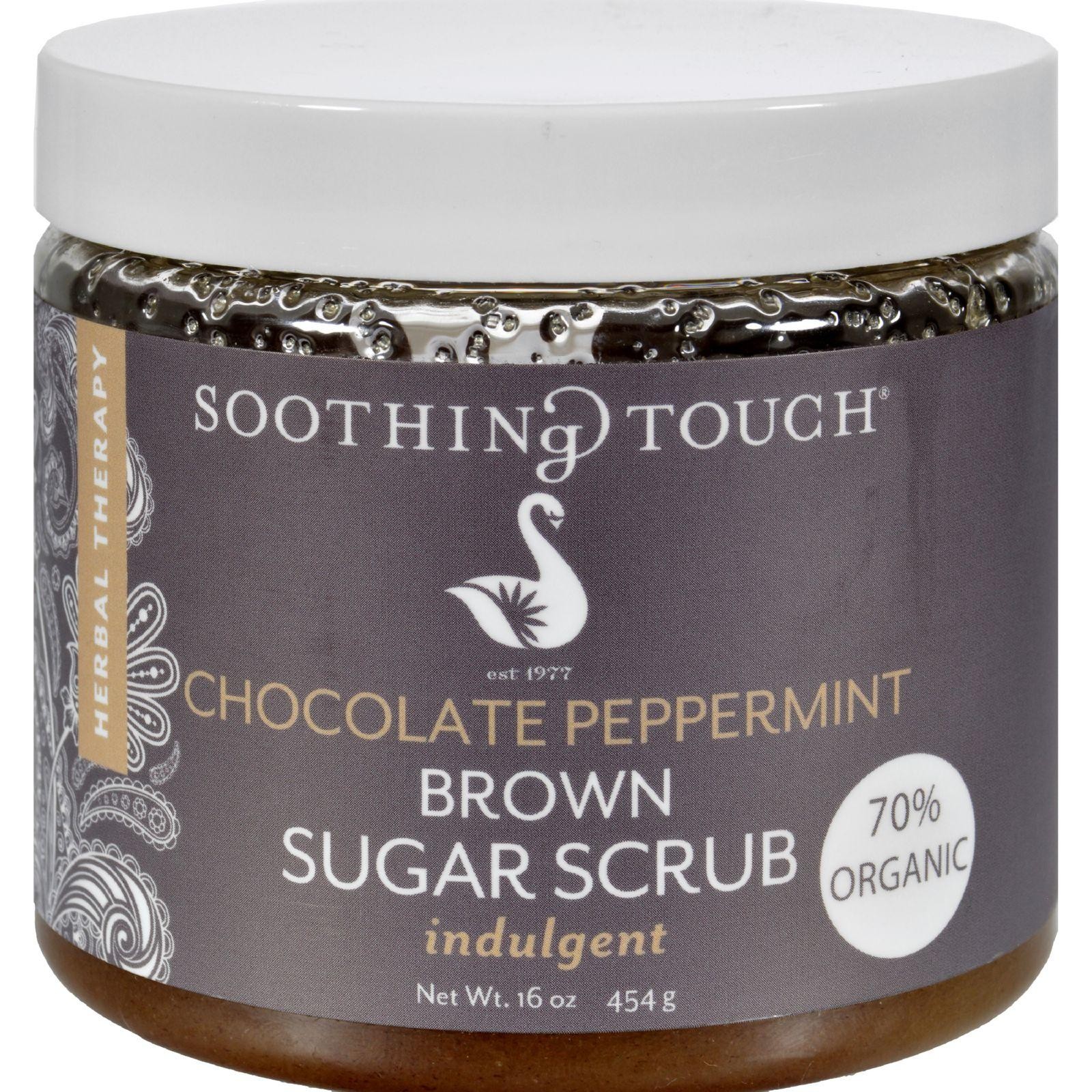 Soothing Touch Brown Sugar Scrub - Chocolate/peppermint - 16 Oz