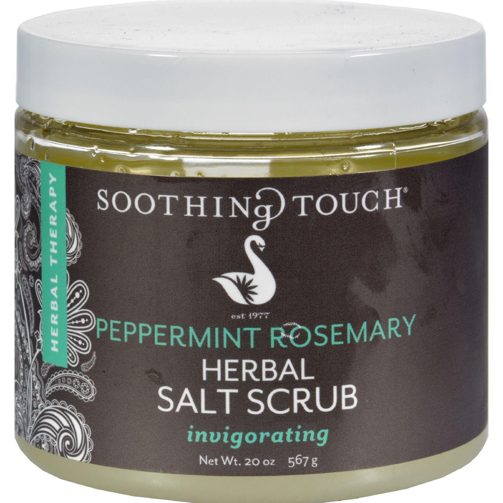 Soothing Touch Salt Scrub - Peppermint/rosemary - 20 Oz