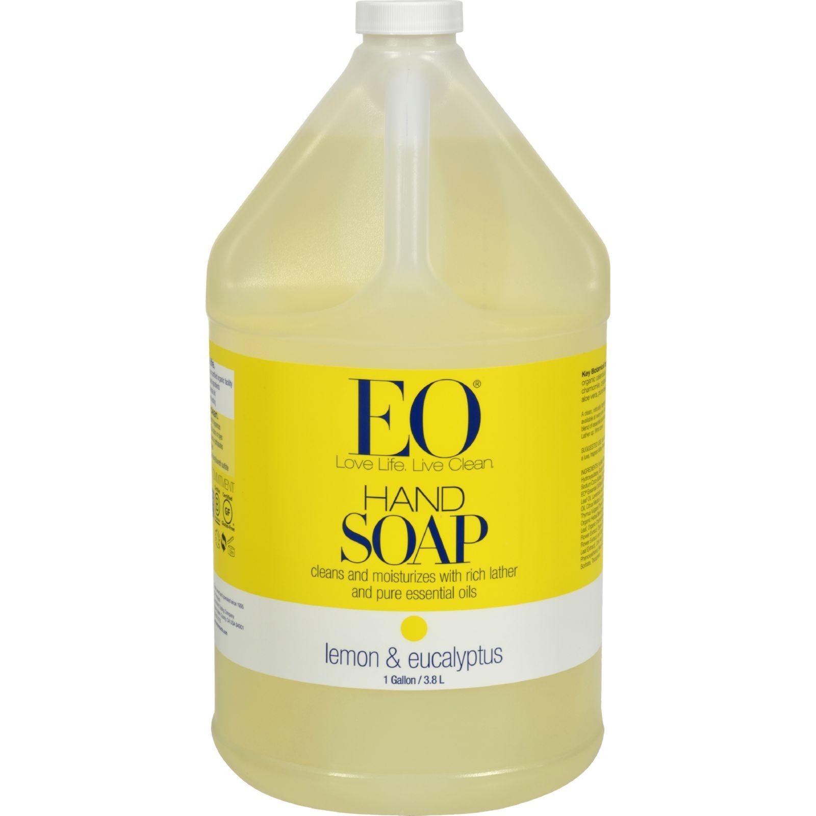 Eo Products Liquid Hand Soap Lemon And Eucalyptus - 1 Gallon