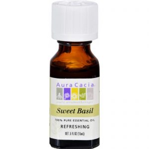 Comprar aura cacia pure essential oil sweet basil - 0. 5 fl oz preço no brasil ervas suplemento importado loja 7 online promoção - 18 de agosto de 2022
