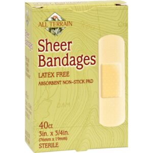 All Terrain Bandages - Sheer - 3/4 In X 3 In - 40 Ct