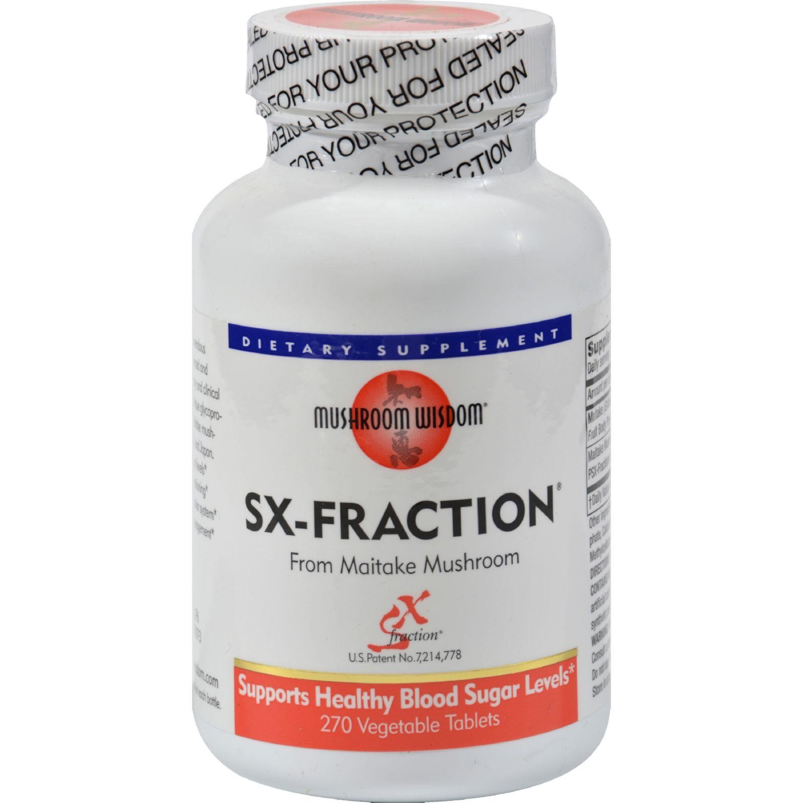 Mushroom Wisdom Sx- Fraction - 270 Vegetable Tablets