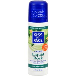 Kiss My Face Liquid Deodorant - Rock On Cucumber - 3 Oz