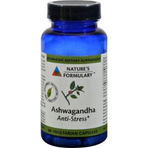 Comprar nature's formulary ashwagandha - 60 vegetarian capsules preço no brasil ervas suplemento importado loja 21 online promoção - 28 de abril de 2024