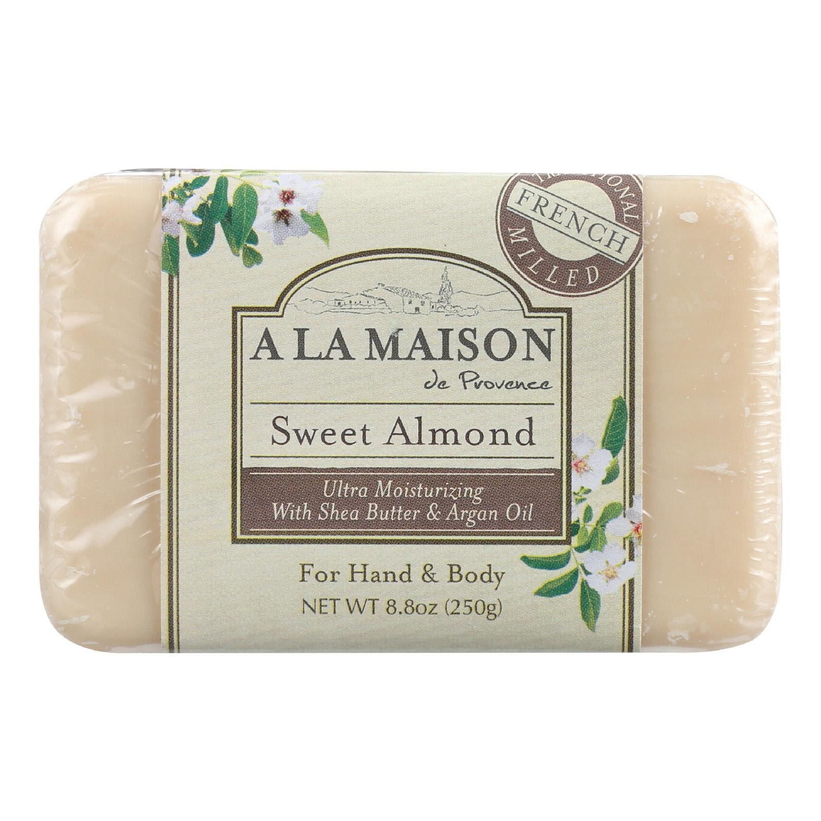 A La Maison Bar Soap - Sweet Almond - 8.8 Oz
