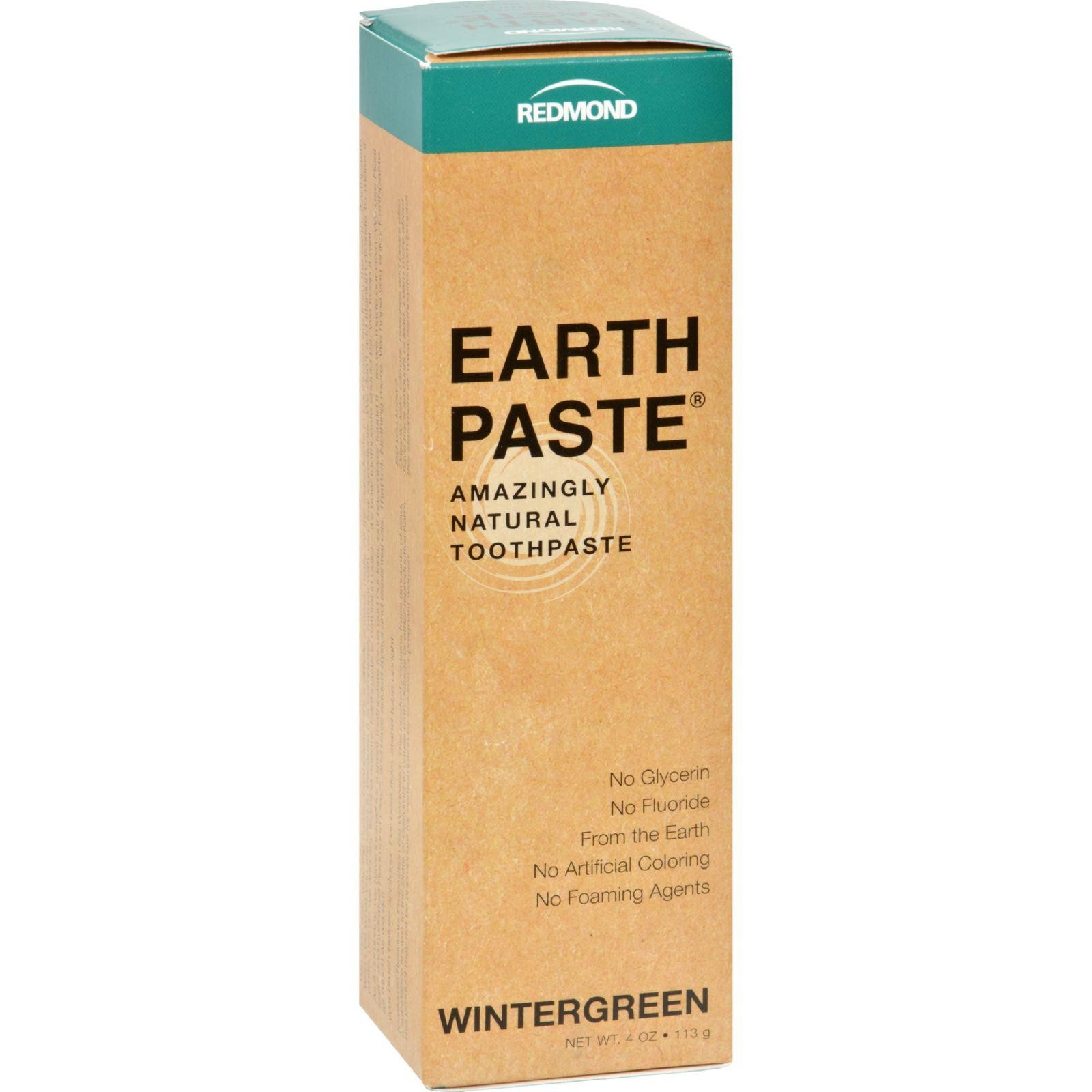 Redmond Trading Company Earthpaste Natural Toothpaste Wintergreen - 4 Oz