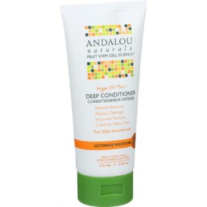Andalou Naturals Conditioner - Ultimate Moisture Deep - Argan Oil Plus - 6 Oz