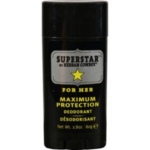 Herban Cowboy Superstar For Her Maximum Protection Deodorant - 2.8 Oz