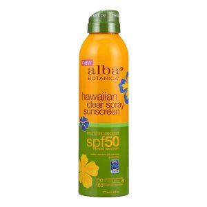 Comprar alba botanica sunscreen - hawaiian - clear spray spf 50 - nourishing coconut - 6 oz preço no brasil cuidados pessoas suplemento importado loja 7 online promoção - 16 de abril de 2024