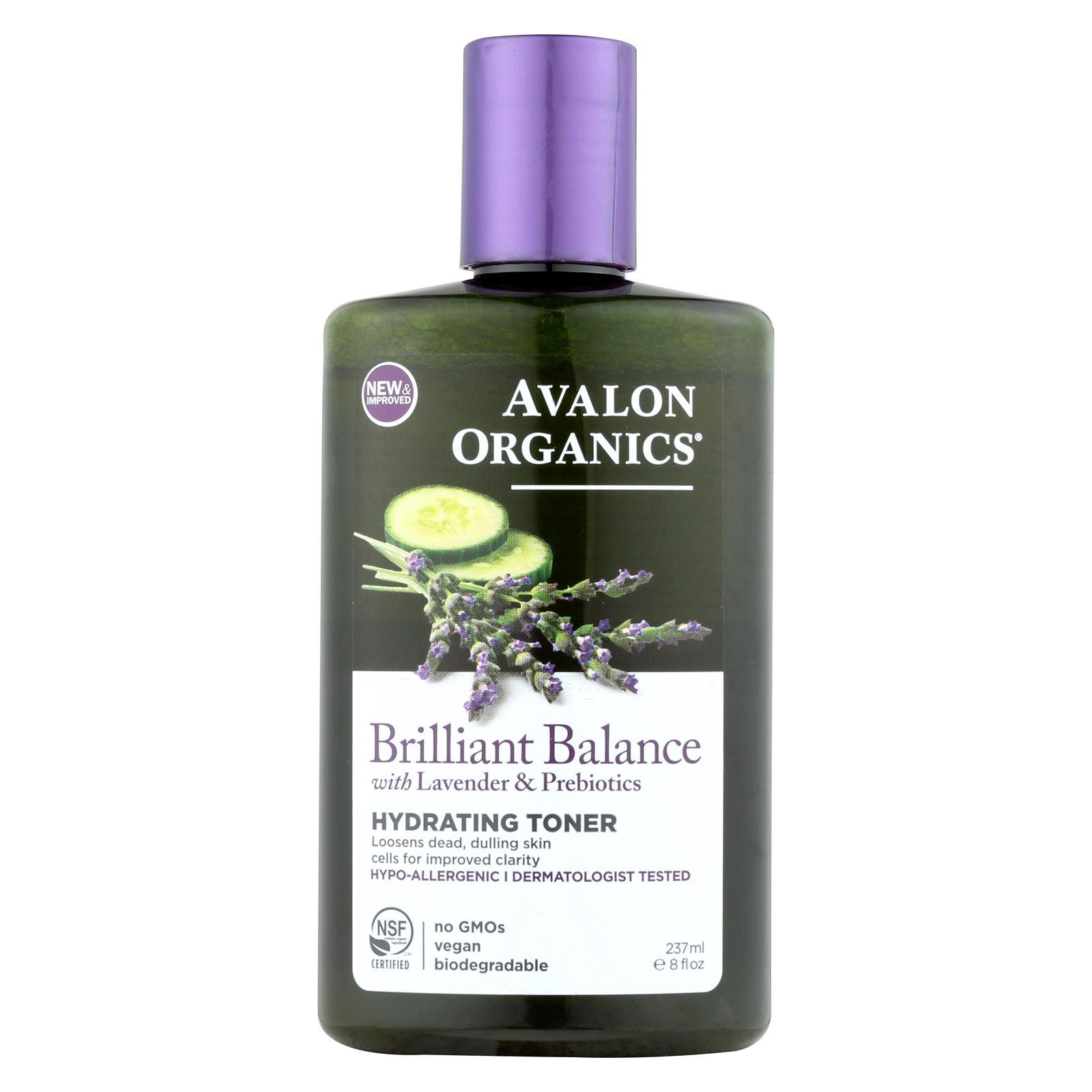 Avalon Brilliant Balance - Hydrating Toner - 8 Fl Oz.