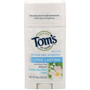 Tom's of Maine Longa duração Natural Desodorante Stick Melsuckle Rose 2,25 onças
