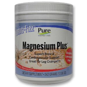 Pure Essence Labs Ionic-Fizz Magnésio Além disso Raspberry Limão 342 g