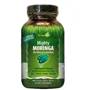 Mighty Moringa Irwin Naturals 60 cápsulas líquidas