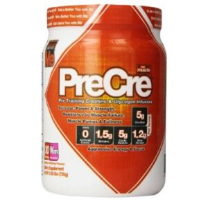 Muscle Elements PreCre Pre Training Creatina and Glycogen Infusion, Melancia - 1.58 lbs (30 Servings)
