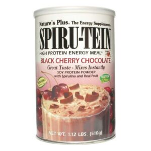 Nature's Plus Spiru-Tein Preto cereja chocolate 1 lb,12