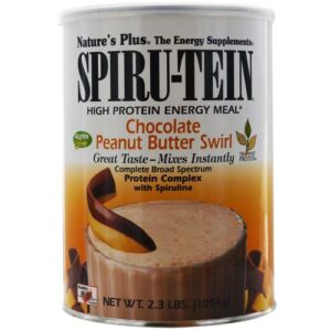 Nature's Plus Spiru-Tein Chocolate Peanut Butter Swirl 2 lbs,3