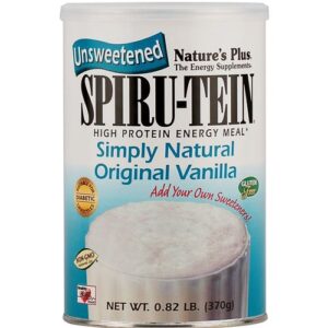 Nature's Plus Unsweetened Spiru-tein Simplesmente Natural Vanilla £ 0,82