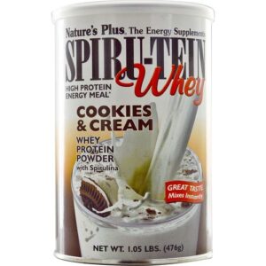 Nature's Plus Spiru-Tein Whey Biscoitos N Cream 1 lb,05