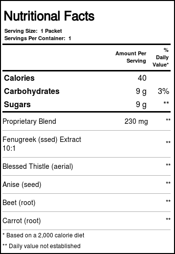 UpSpring Milkflow Fenacho & Blessed Thistle Drink Mix, Citrus - 18 - 6.4 oz packets - Imagem 2