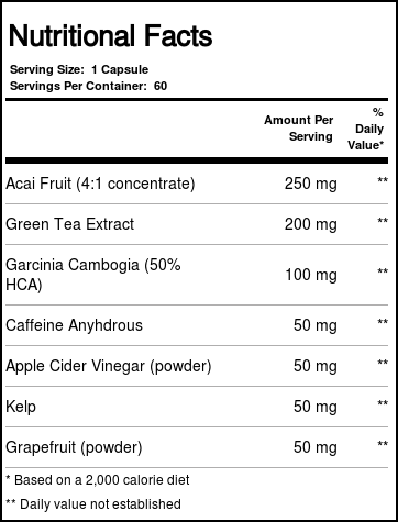 Natural Research Innovation Açaí queimar 60 Cápsulas - Imagem 4