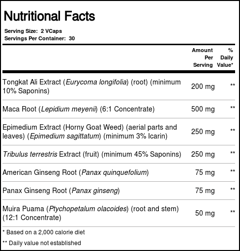 TestoJack 200 Now Foods 60 Cápsulas - Imagem 4