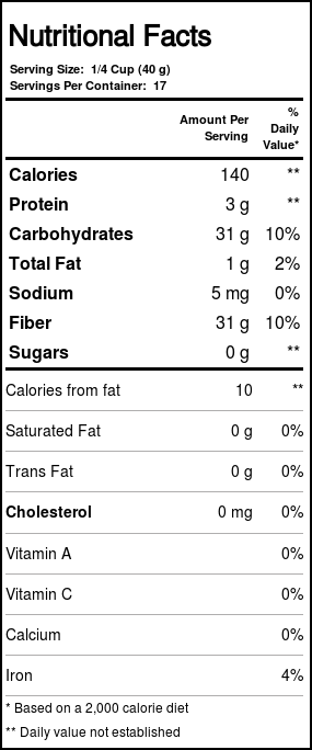 Bobs Red Mill Whole Grain Castanho Farinha de Arroz (4 unidades) de 4 - 24 onças Bags - Imagem 3