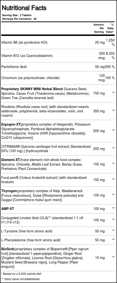 Nature's Plus Ultra Skinny Mini 90 Tabletes - Imagem 3