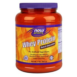 Now Foods Whey Proteína Chocolate Holandês 2 lbs