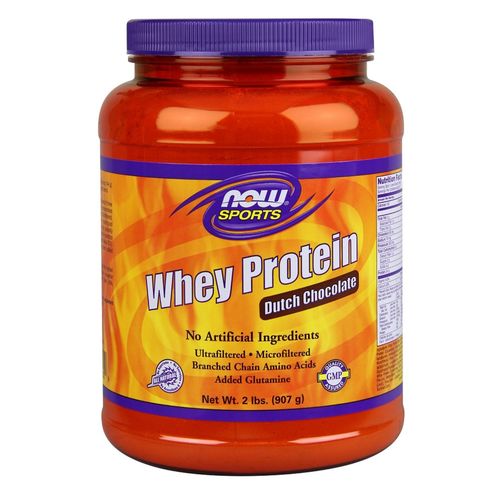 Now Foods Whey Proteína Chocolate Holandês 2 lbs