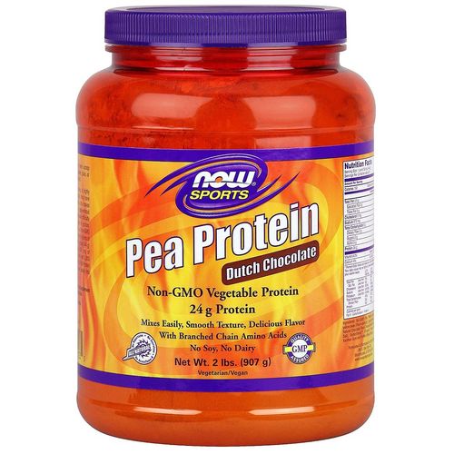 Proteína De Ervilha Now Foods Dutch Chocolate 907 g