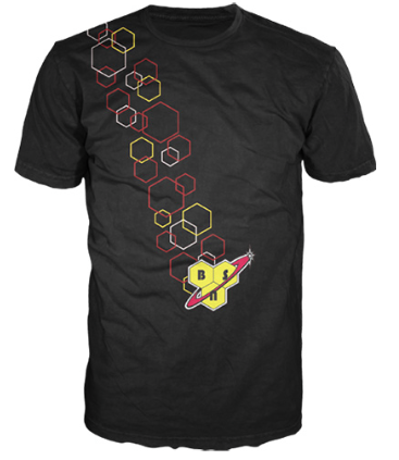 Bsn ® Logo Hexagon T-Shirt - Black - Large