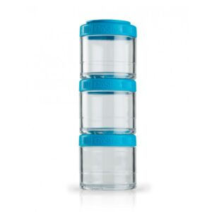 Sundesa Blender Bottle GoStak, Aqua - 100cc 3Pak