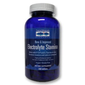 Trace Minerals Research Eletrólito Stamina 300 Tabletes