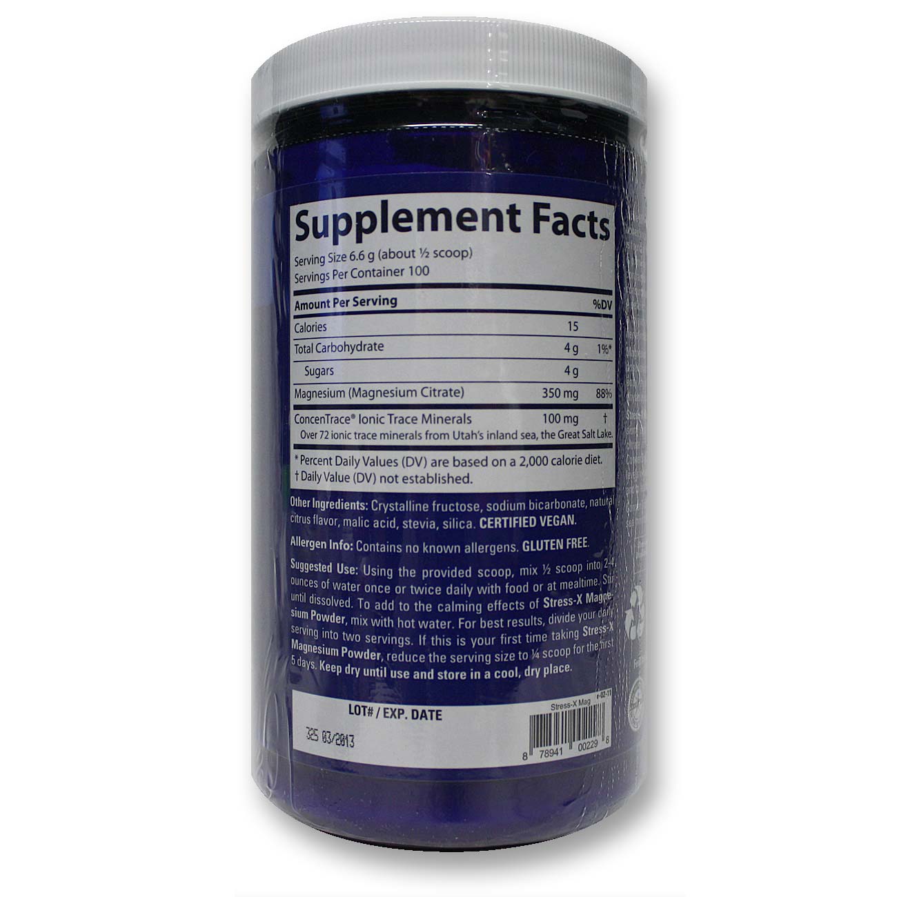 Trace Minerals Research Estresse-X Limão Lima 23,3 oz - Imagem 2