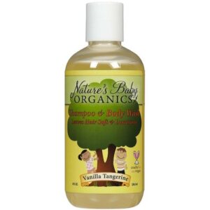 Nature's Bebê Orgânicos Xampu e Sabonete Liquido Body Vanilla Tangerine 8 fl oz
