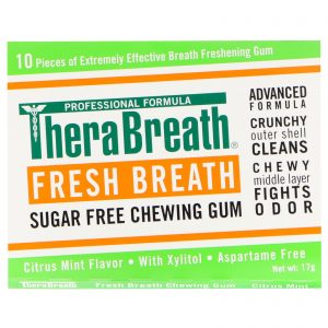 Comprar therabreath, fresh breath, sugar free chewing gum, citrus mint flavor, 6 pack, 10 pieces each preço no brasil cuidados pessoas suplemento importado loja 9 online promoção - 2 de outubro de 2022