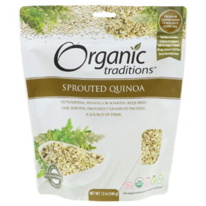 Comprar organic traditions, quinoa germinada, 12 oz (340 g) preço no brasil mercearia suplemento importado loja 9 online promoção - 27 de abril de 2024