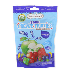 Torie & Howard, Organic, Sour Chewie Fruities, Assorted Sours, 4 oz (113.40 g)