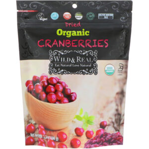Nature's Wild Organic , Wild & Real, Dried, Organic Cranberries, 3.5 oz (100 g)