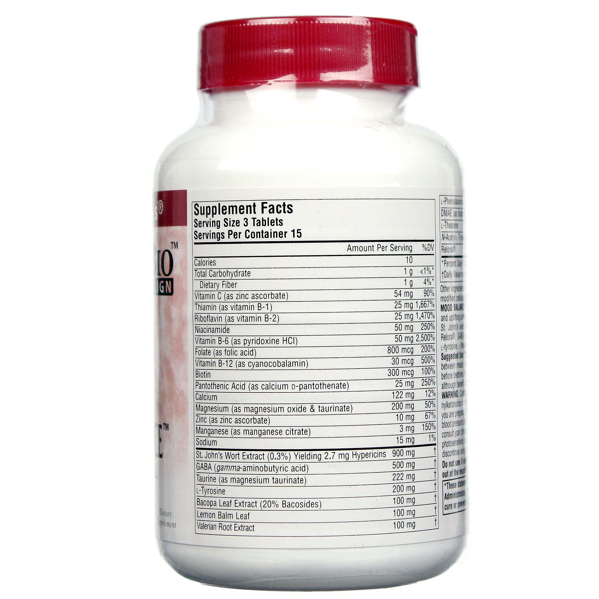 Source Naturals Mood Balance 45 Tabletes - Imagem 2