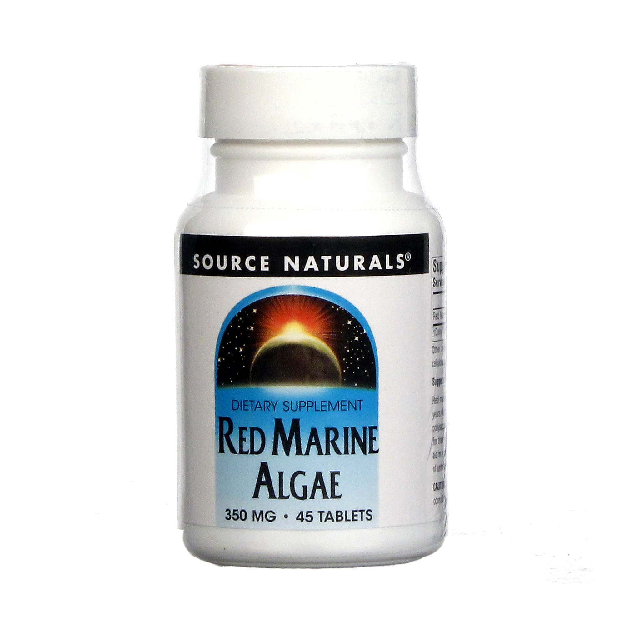 Source Naturals Red Algas Marinhas 45 Tabletes