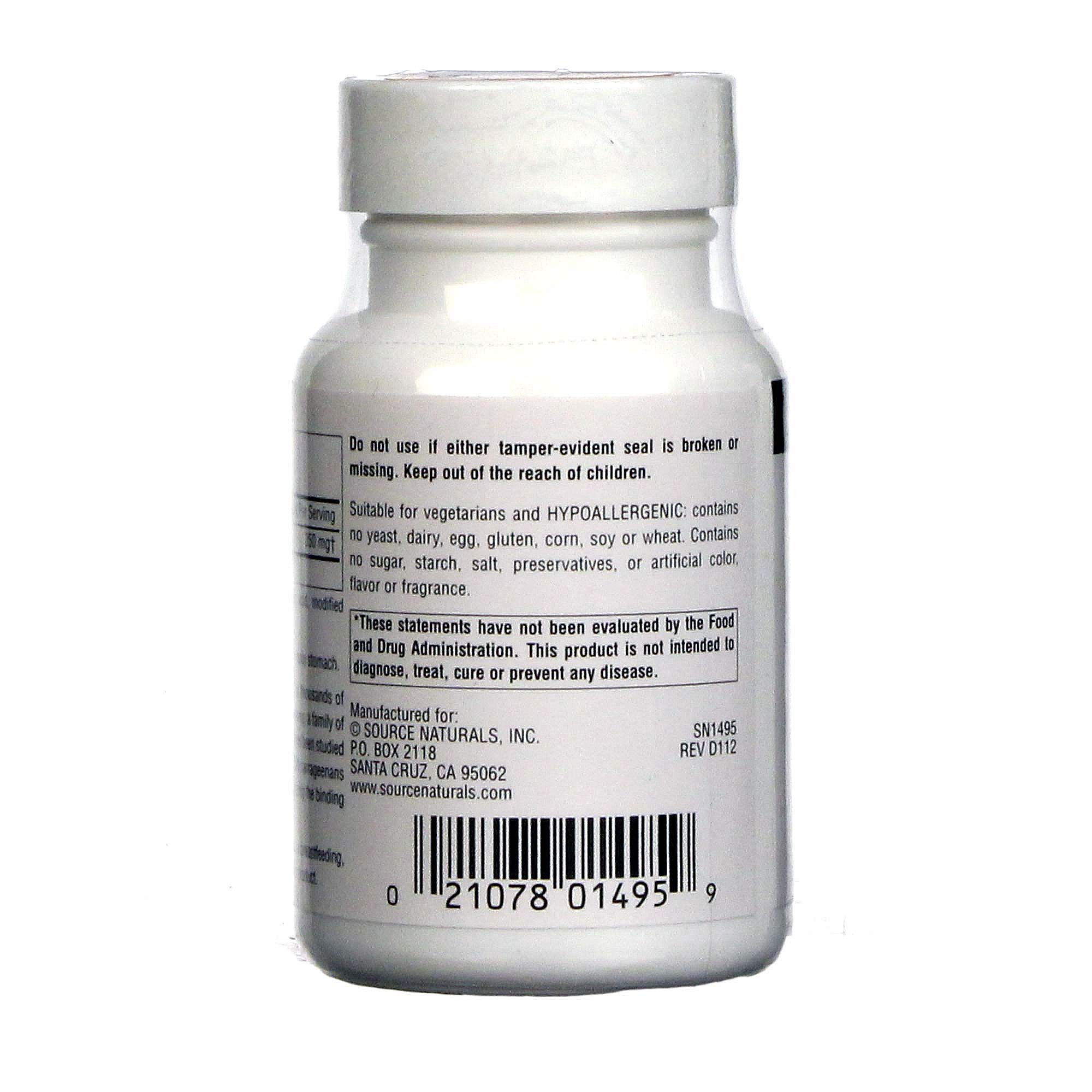 Source Naturals Red Algas Marinhas 45 Tabletes - Imagem 3