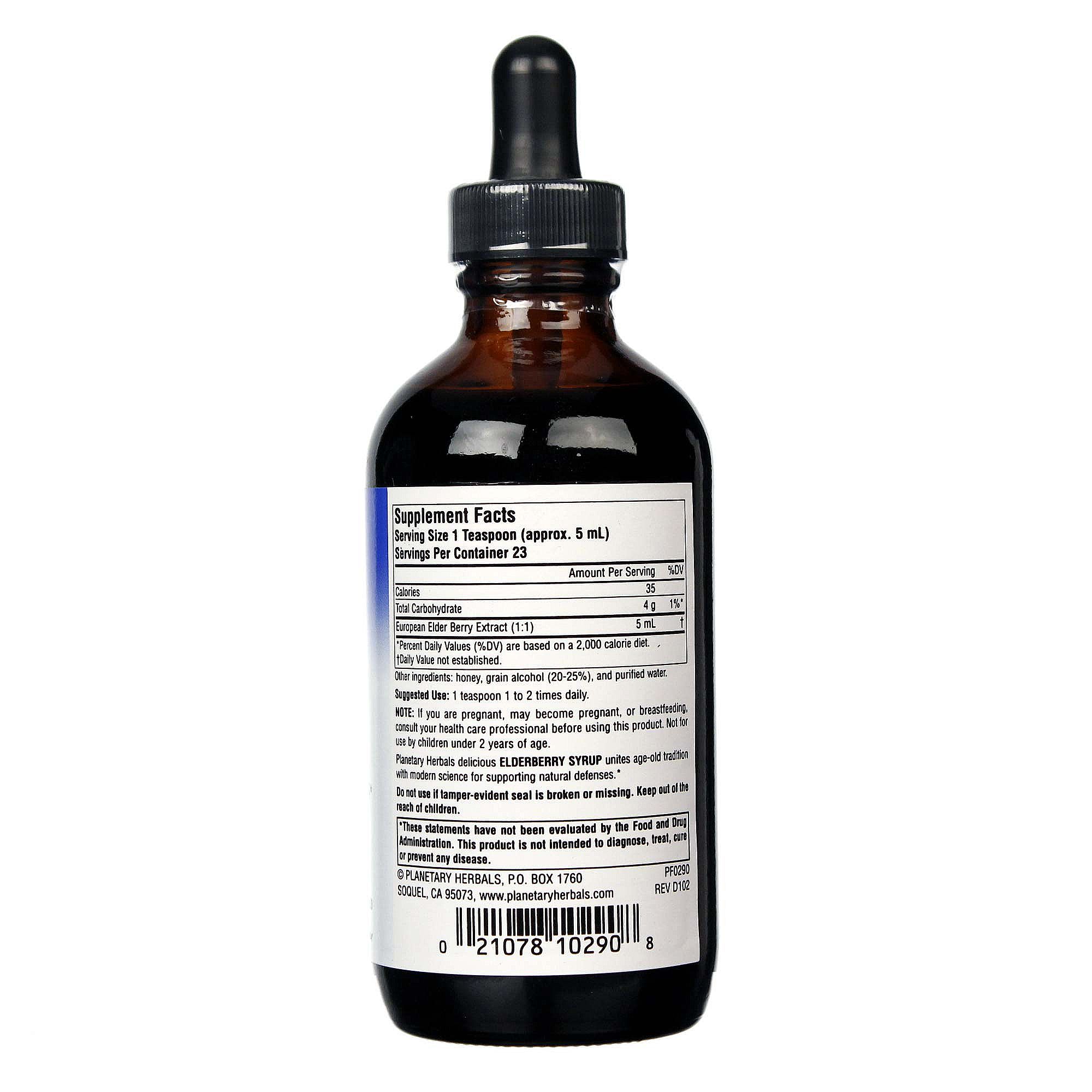 Planetary Formulas Sabugueiro Xarope 4 fl oz - Imagem 2