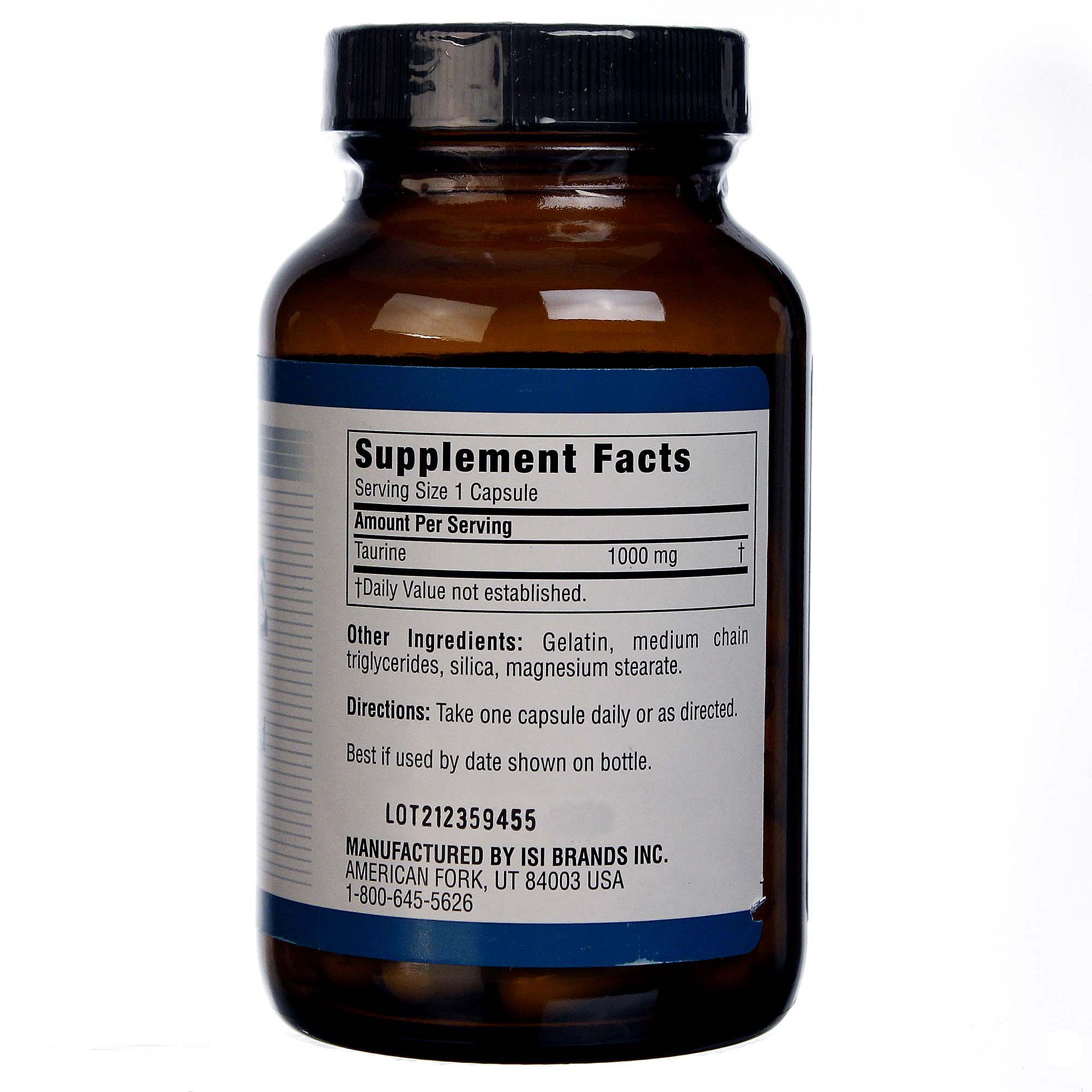 Twinlab Mega Taurina 50 Cápsulas - Imagem 2