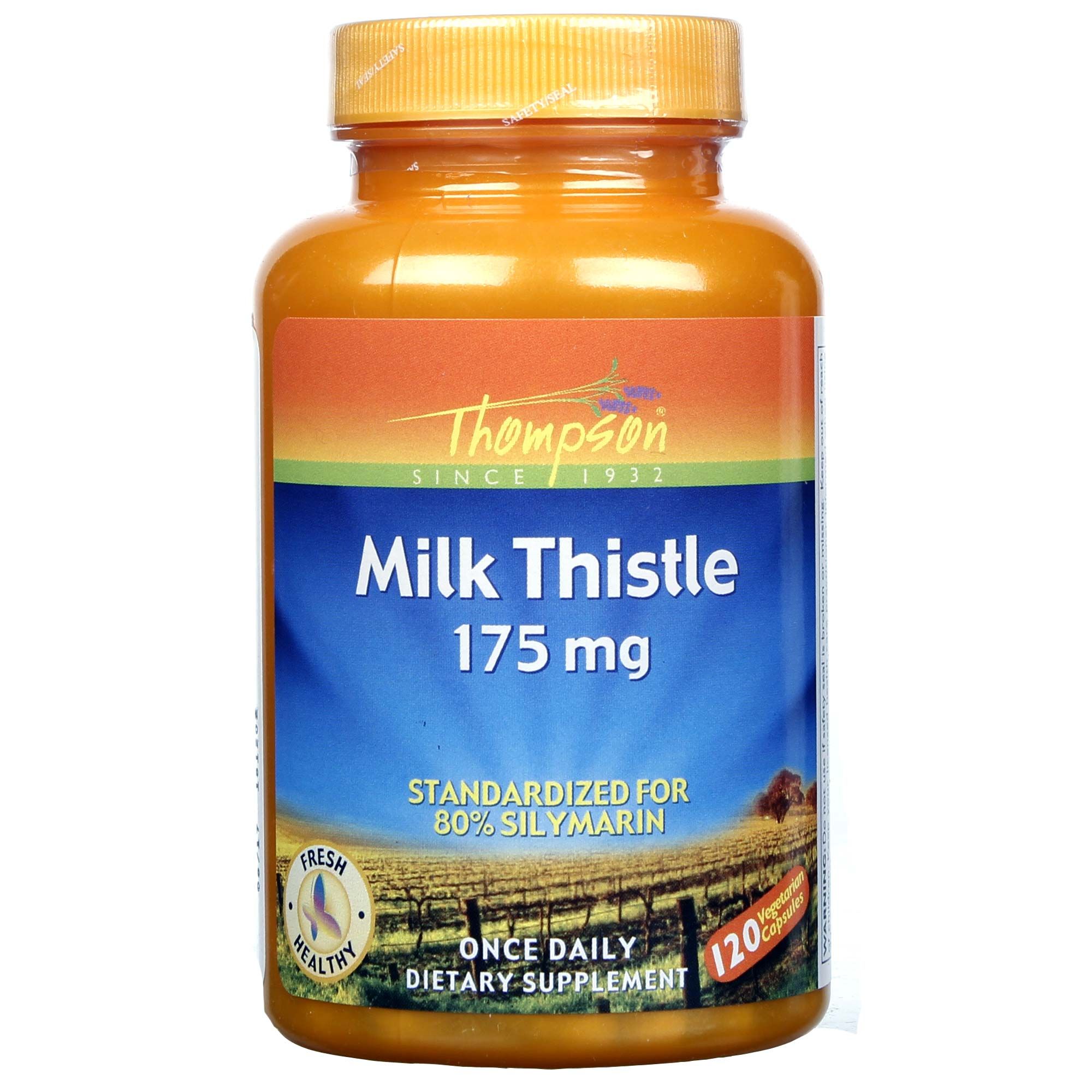 Thompson Cardo de Leite 175 mg 120 Cápsulas Vegetarianas